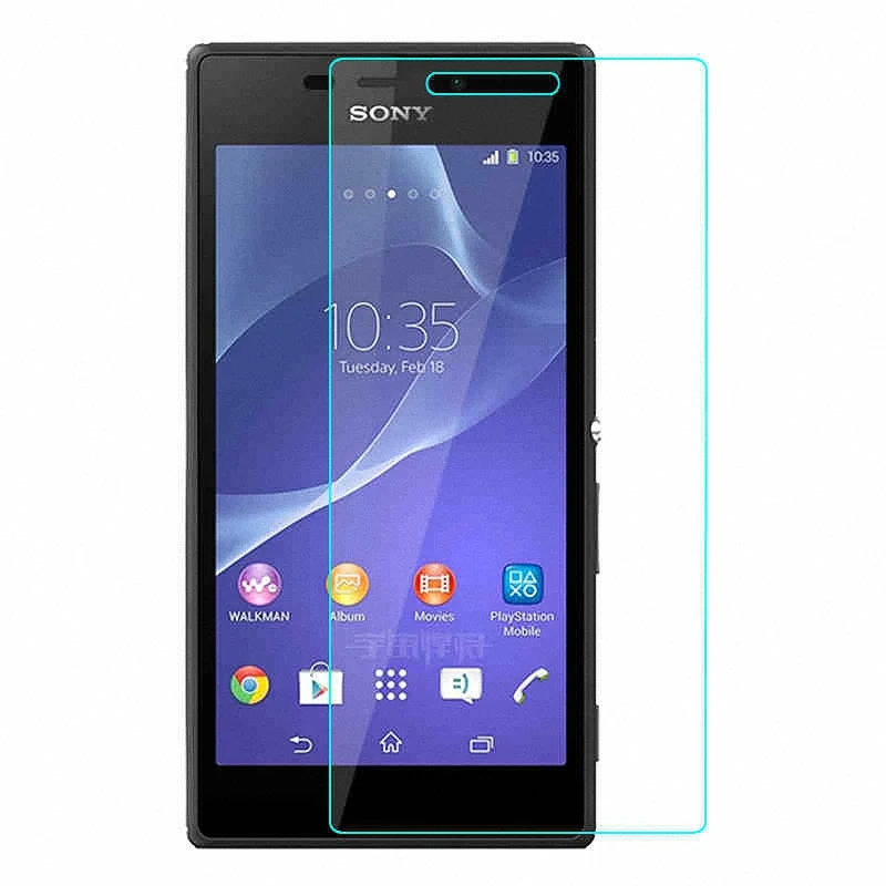 Закаленное стекло для Sony Xperia M2 Aqua Защитная пленка экрана D2403 D2406 4 8 дюйма|glass screen