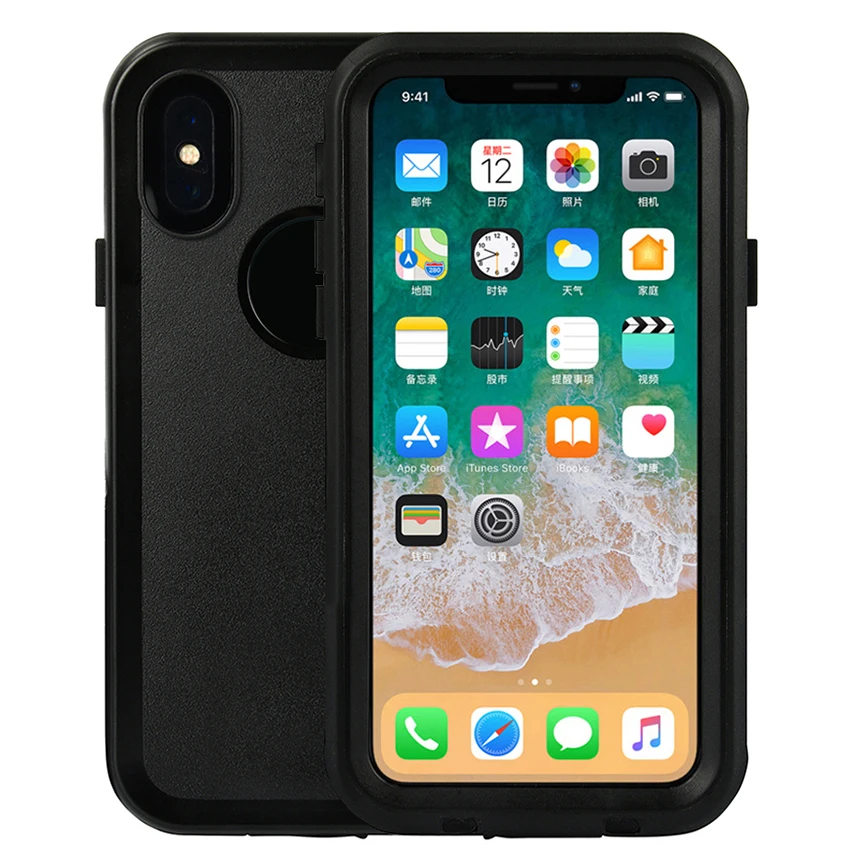 Водонепроницаемый чехол для iPhone X водонепроницаемый ударопрочный плавания