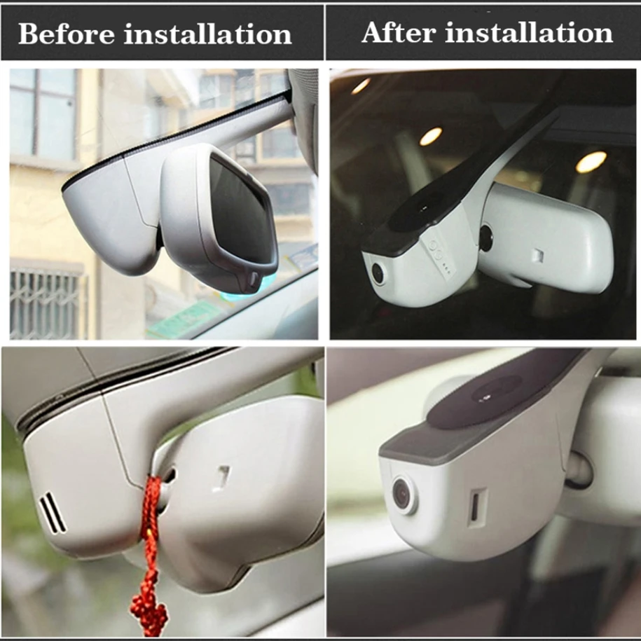 Liislee Автомобильный видеорегистратор маленький беспроводной Wifi DVR для Audi A3 MQB 8V S3 RS