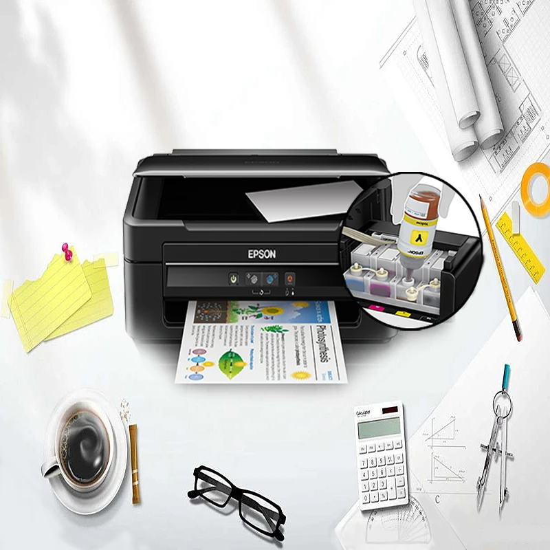 Универсальные чернила для принтера Epson L800 L801 L810 L1300 L1800 T6731-T6736 набор заправки чернил, красителей для принтера Epson(BK C M Y LC LM