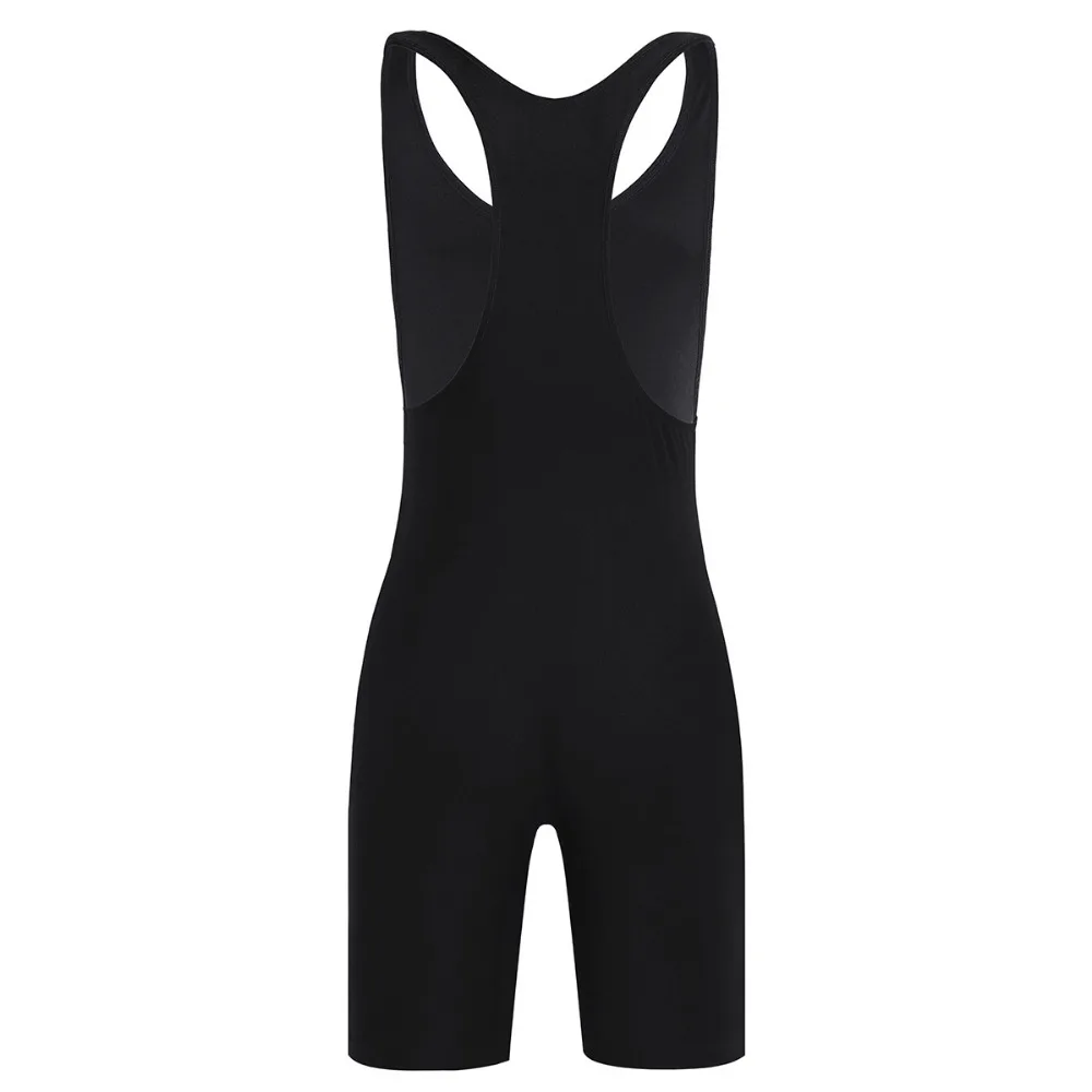 Мужская цельная одноцветная майка без рукавов, Модифицированная борцовка, трусы-боксеры, обтягивающее боди, нижнее белье, эластичный гимнастический костюм