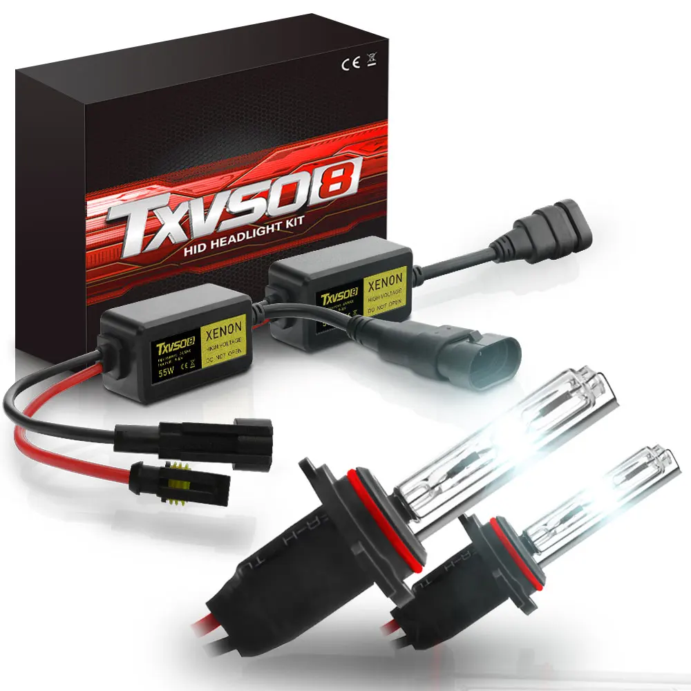 Новинка 2019 Лампы Globe TXVSO8 Xenon HID 55Wx2 набор для преобразования фар H1 H3 H4 Hi/Lo H7 H8H9H11 9004