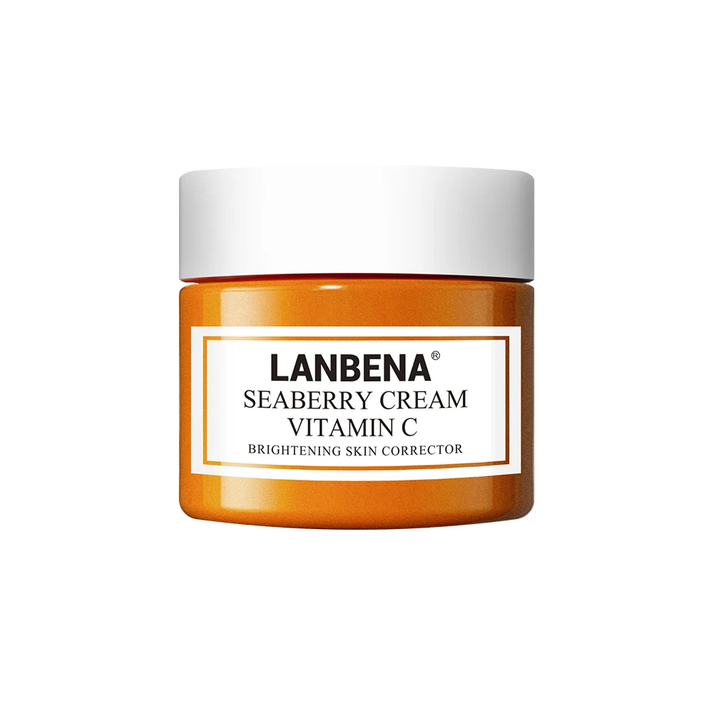 Vitamin C LANBENA крем с гиалуроновой кислотой Витамин С отбеливающий крем против морщин против старения лечение акне, увлажнение уход за кожей сыворотка - Цвет: Vitamin C