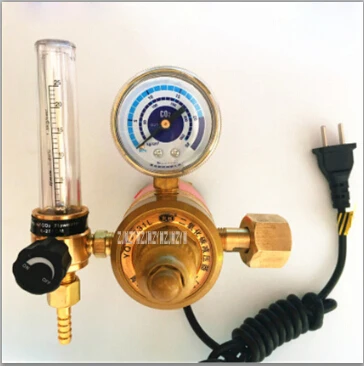 220v Full copper YQT-731L углекислого газа стол Давление редукционный клапан для е-байка 36В/220 V смешанный газ Давление редуктора электрического отопления C02 стол 150 W/75 W - Цвет: 220v Full copper