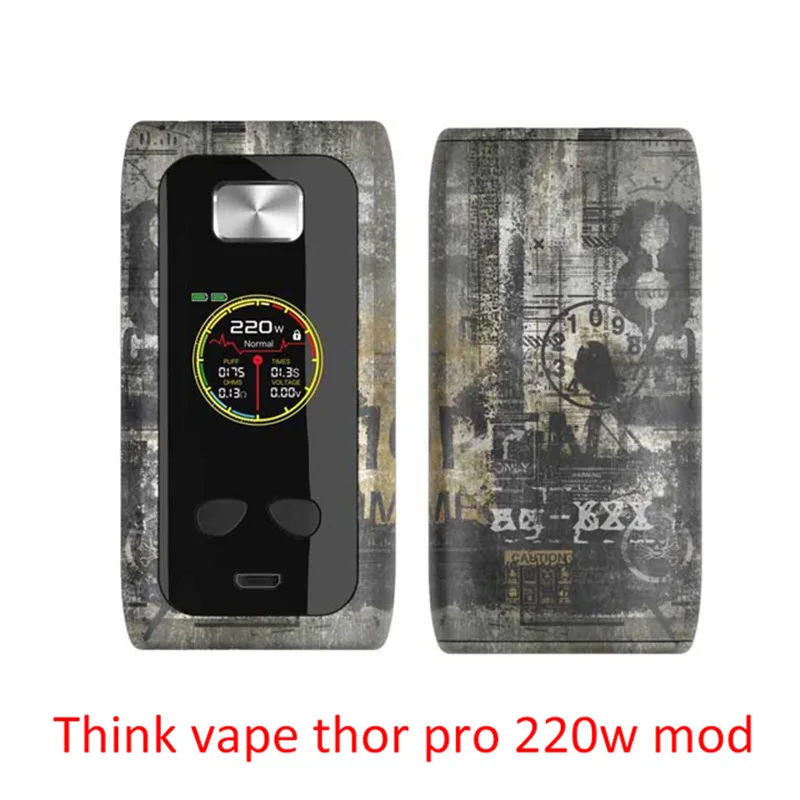 Дизайн Thinkvape Thor 200 Вт TC коробка мод Think Vape Thor pro 220 Вт обход vape мод режимы 510 электронная сигарета мод vape использование батареи 18650