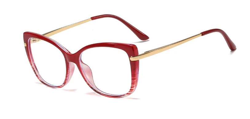 TR90 Retro Cat Eye Glasses Frames Men Women Optical Fashion Computer Glasses 45847