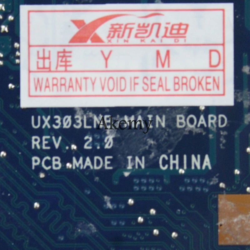 XinKaidi UX303LN материнская плата i7 5500U GT940M для ASUS UX303LNB ноутбука плата|Материнские