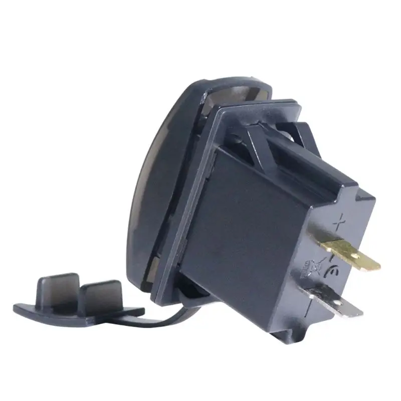 DIY Dual USB Quick Charge 3 0 светодиодный адаптер питания для 12В/24В автомобиля лодки