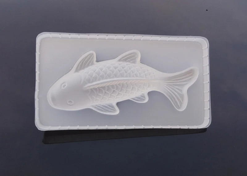 Формы в виде рыбки DIY 3D Koi рыба карп плесень пластик желе ручной работы Sugarcraft плесень торт пудинг Шоколадный Плесень выпечки инструмент Tablewrae