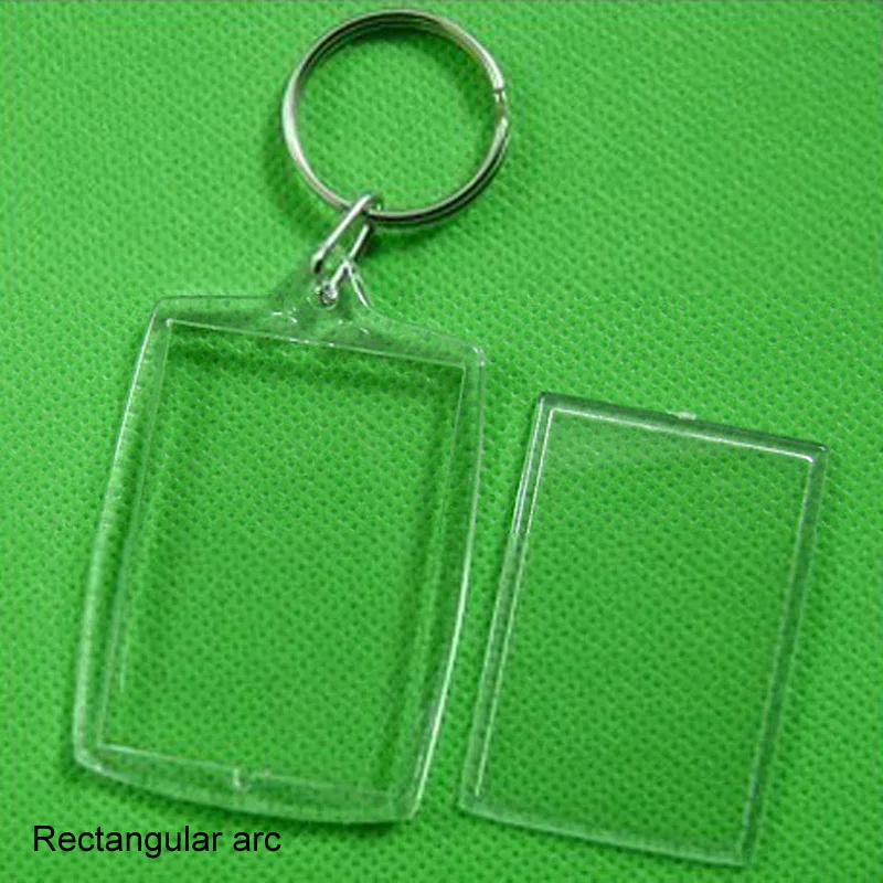 DIY Алмазная картина мозаика вышивка кольцо для ключей Сплит Кольца прозрачная фоторамка пластиковый брелок крестиком подарок