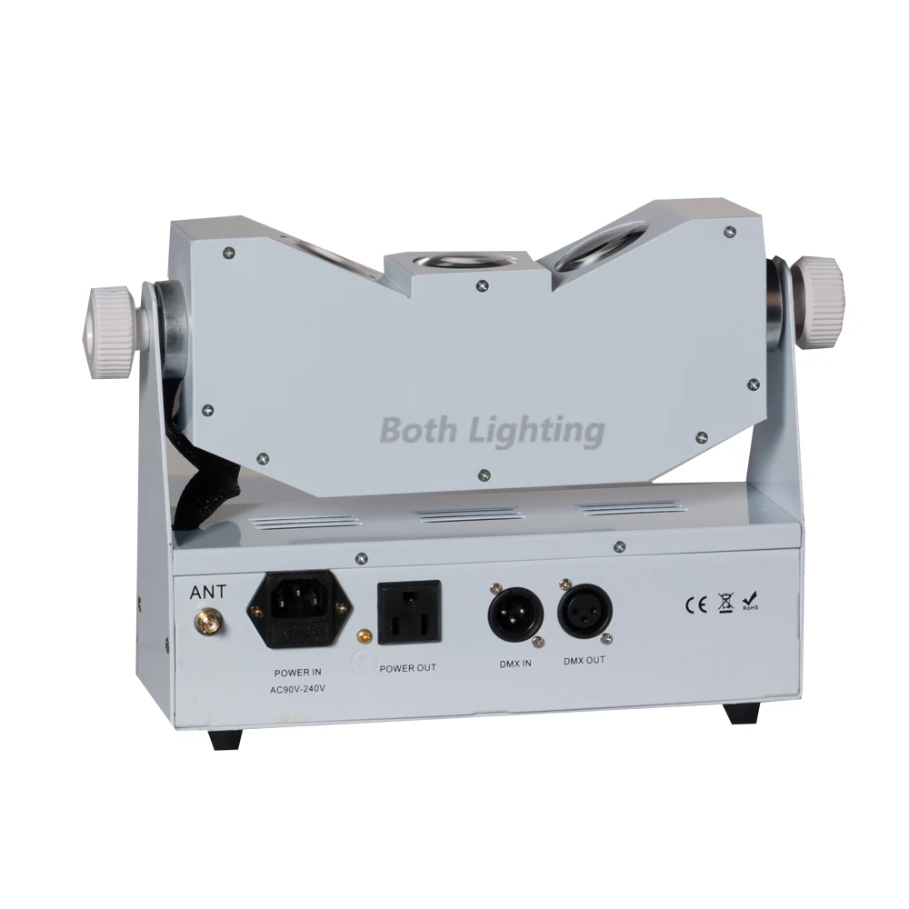 Профессиональный диско DJ Tri Beam 3x10 w rgba 4 в 1 беспроводной сценический светильник с аккумулятором power светодиодный настенный светильник для свадебной вечеринки