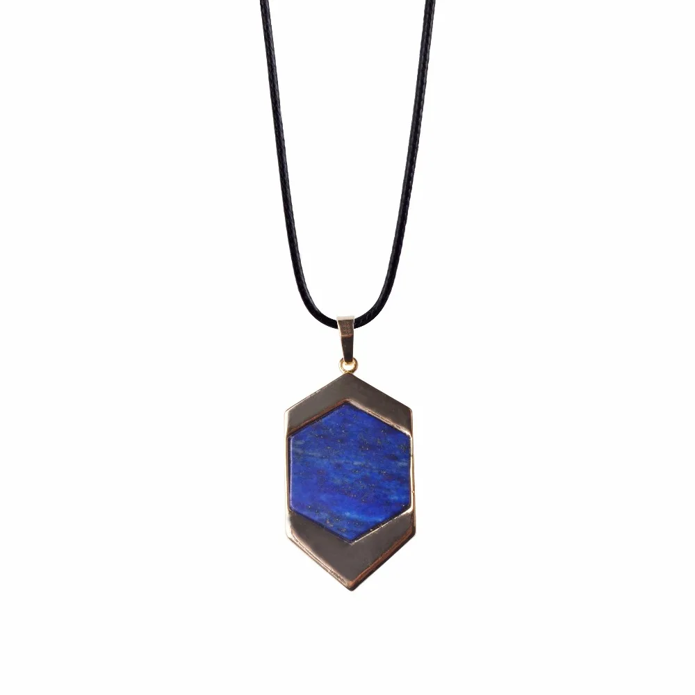 Drop shipping Black Obsidian pendant necklace obsidian star of RongDe Lucky Love Crystal Jewelry With Free Rope | Украшения и