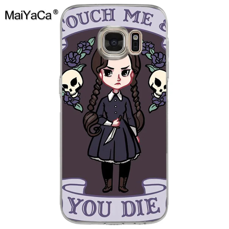 MaiYaCa среда Addams семейный Топ подробный популярный чехол для телефона samsung galaxy s8 s7