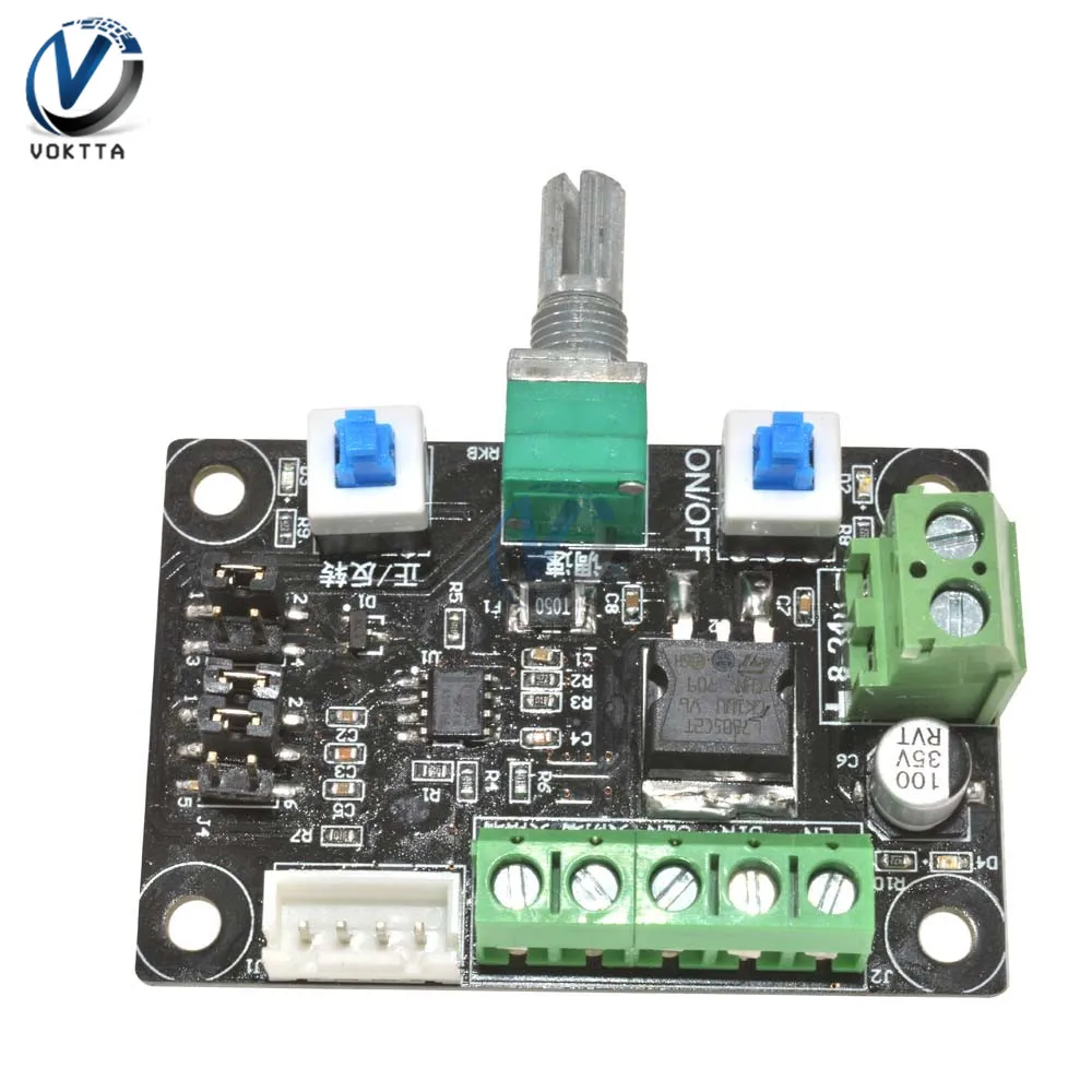 

Stepper Motor Driver Controller PWM Pulse Signal Generator 12V-24V Signal Frequenz Generator Module For Motor