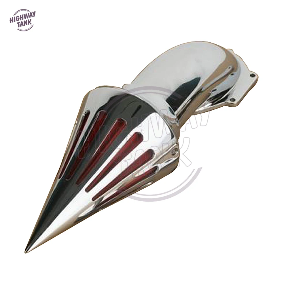Chrome Мотоцикл Спайк Воздухоочиститель воздушного фильтра чехол для Honda Shadow Aero VT750 VT750C 2004 2005 2006 2007 2008 2009
