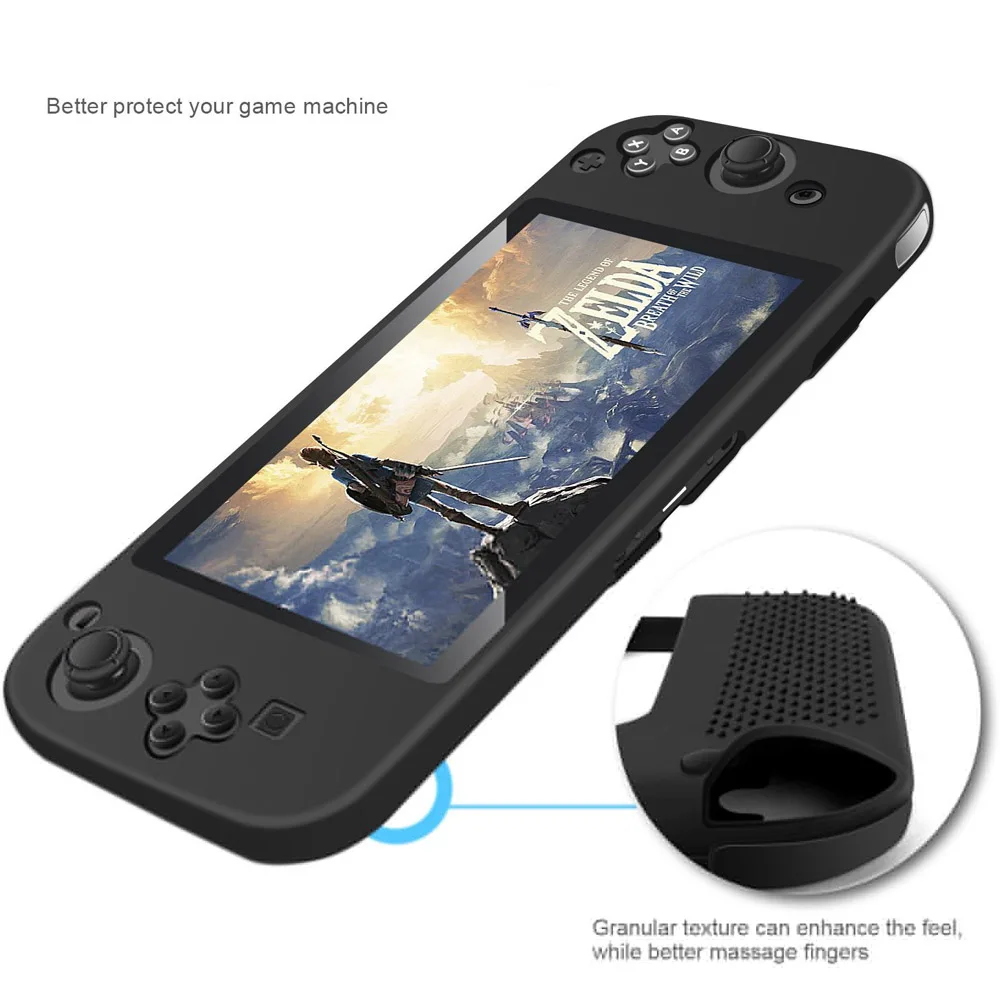 Ricoddaa силиконовый чехол для nintendo Switch, защитный чехол для всего тела, противоскользящая кожа для консоли nintendo Switch Joy-Con