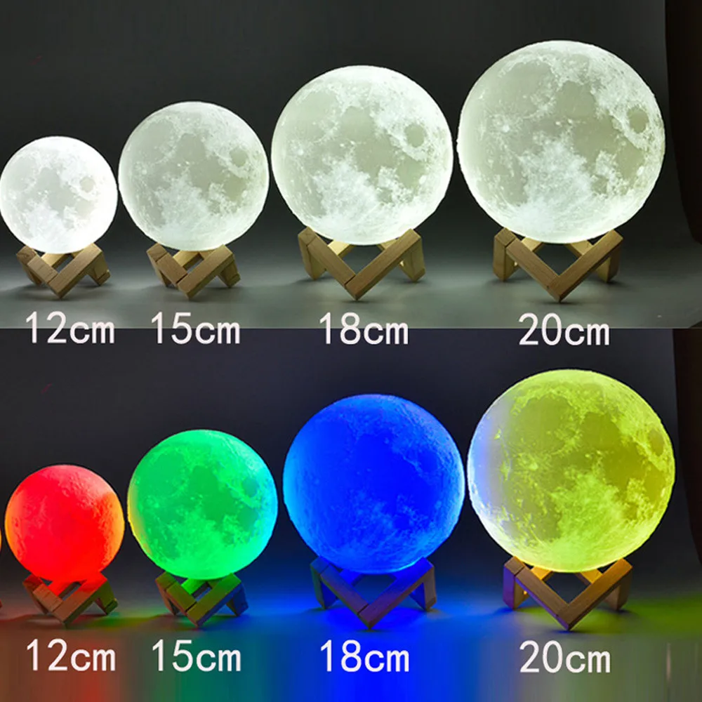 2018 High Quality 3D USB Hand Shot Lights Moon Night Light Moonlight Table Desk Lamp Gift Drop Shipping | Лампы и освещение