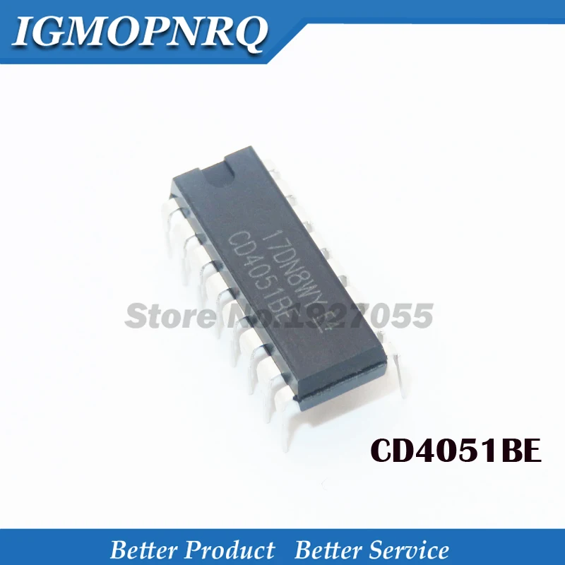 20 шт. CD4051BE DIP 16 CD4051B DIP16 4051 Новинка|Интегральные схемы| |