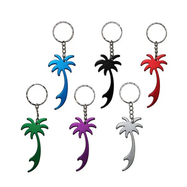 Персонализированные брелки в форме пальмы 2015 анодированная алюминиевая для