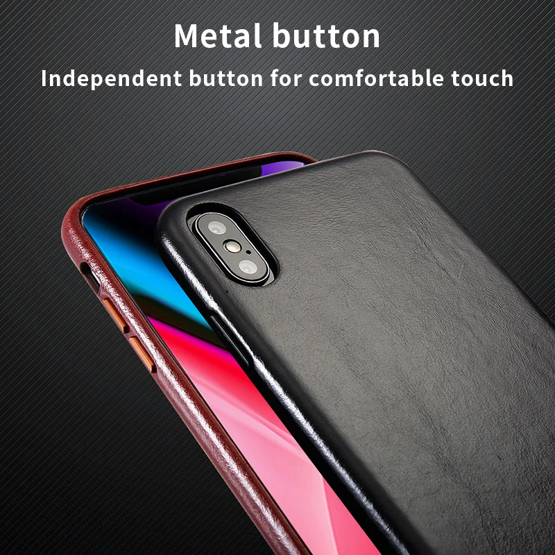 Чехол из натуральной кожи для iphone X, XR, XS, XS, MAX, роскошный Марвел, винтажный, Apple, чехол для телефона, бизнес, тонкая задняя крышка для iphone, xsMAX