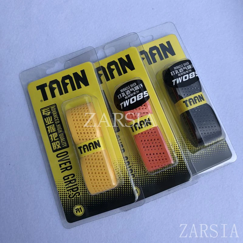 3 шт. TAAN TW08 теннисные овергрипы ракетки Захваты липкой чувствую для бадминтона