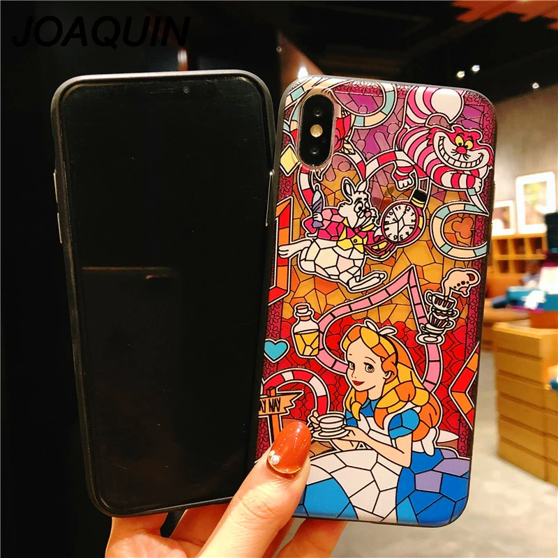 Sleeping Beauty Girls Tinkerbell Mermaid Alice Rapunzel Cartoon 3D Embossed Case For iPhone XS Max XR X 6 6S 7 8 Plus |