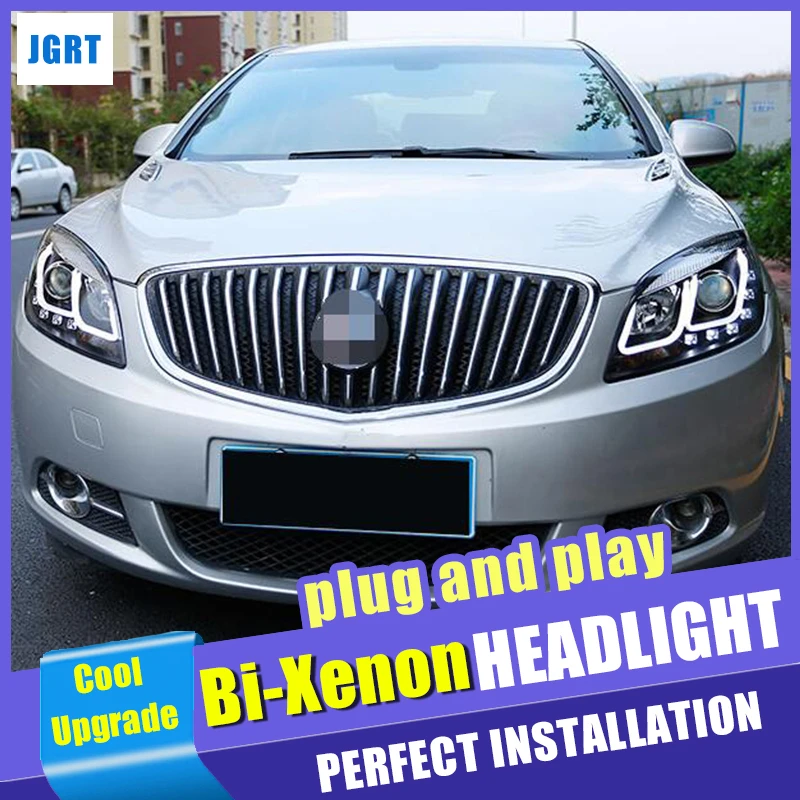 Автостайлинг для Buick Verano комплект фар 12 17 светодиодный ные ДХО фары Hid