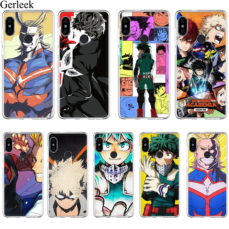 Чехол для телефона My Hero academic Cover Xiaomi Mi 6 8 Lite SE A1 A2 5X 6X Mix 2S F1 Shell|Чехлы-накладки| |