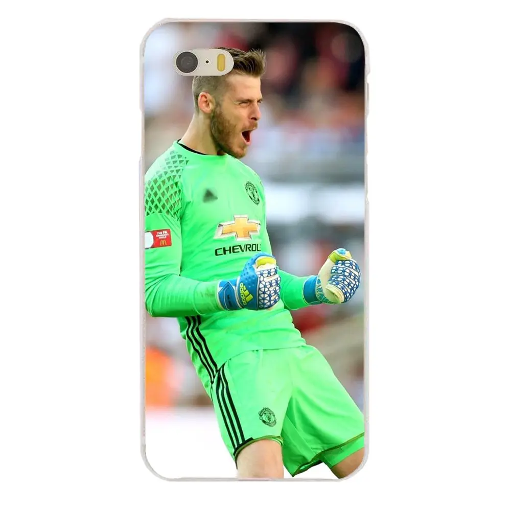 Goldkeeper David De Gea для Xiaomi Redmi Note 2 3 3S 4 4A 4X 5 5A 6 6A Pro Plus TPU чехол мобильного