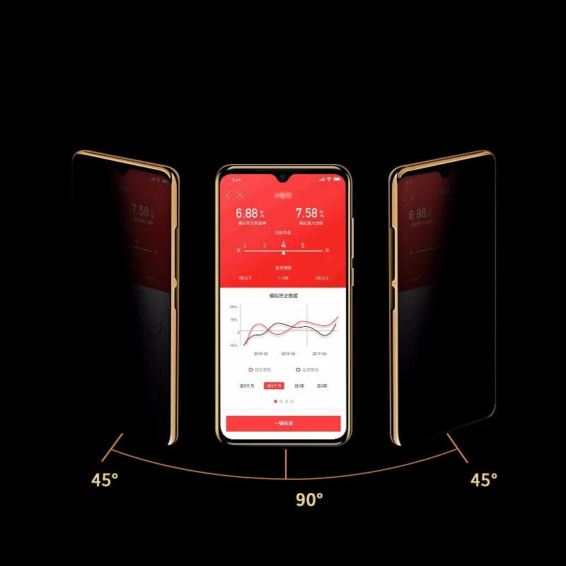 Высококачественное закаленное стекло для Xiaomi Redmi 7, антишпионская Защита экрана для Xiaomi Redmi 7, Антибликовая Защитная пленка для телефона