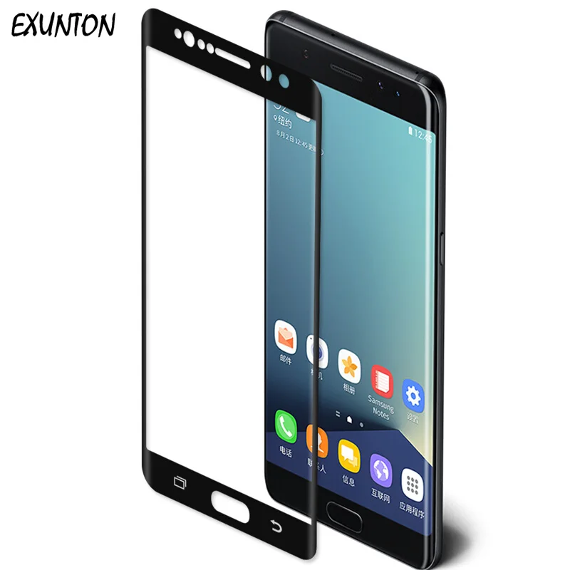 EXUNTON для Samsung Galaxy Note FE Fan Edition 3D изогнутое полное покрытие закаленное стекло 7 Note7