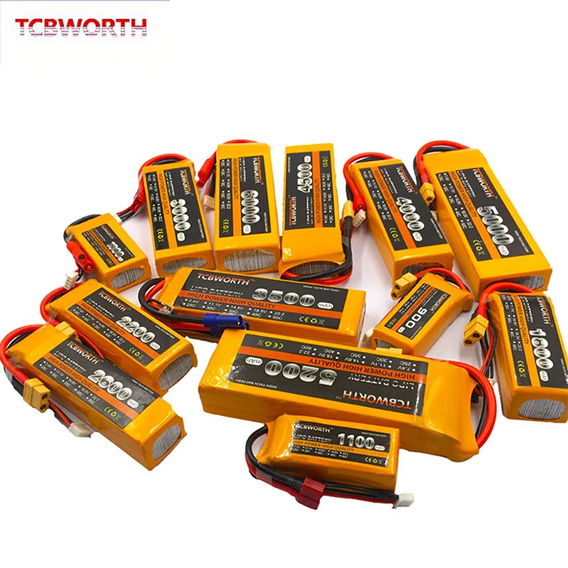 Аккумулятор LiPo 11 1 В для радиоуправляемых игрушек батарея 3S 1500 мАч 2600 3000 3800 5000 30C40C
