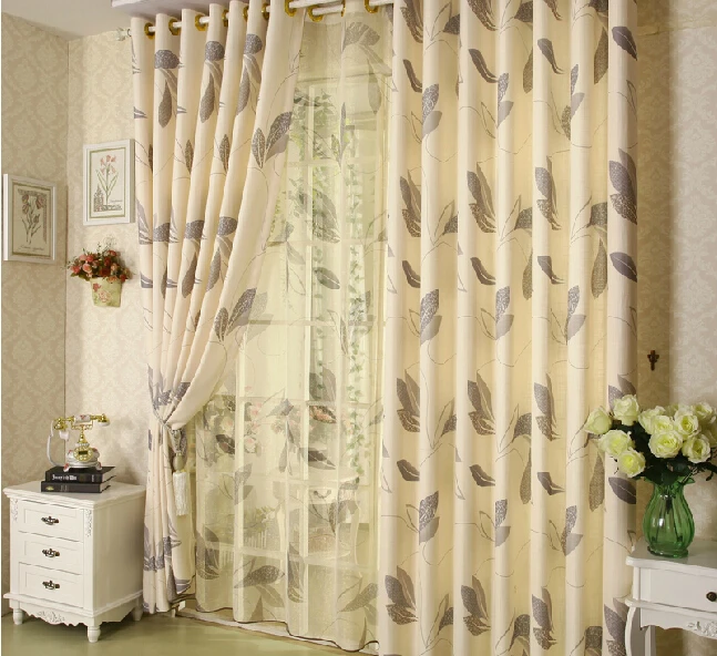 Горячая распродажа белье шторы для гостиной оставляет окна плотными шторами