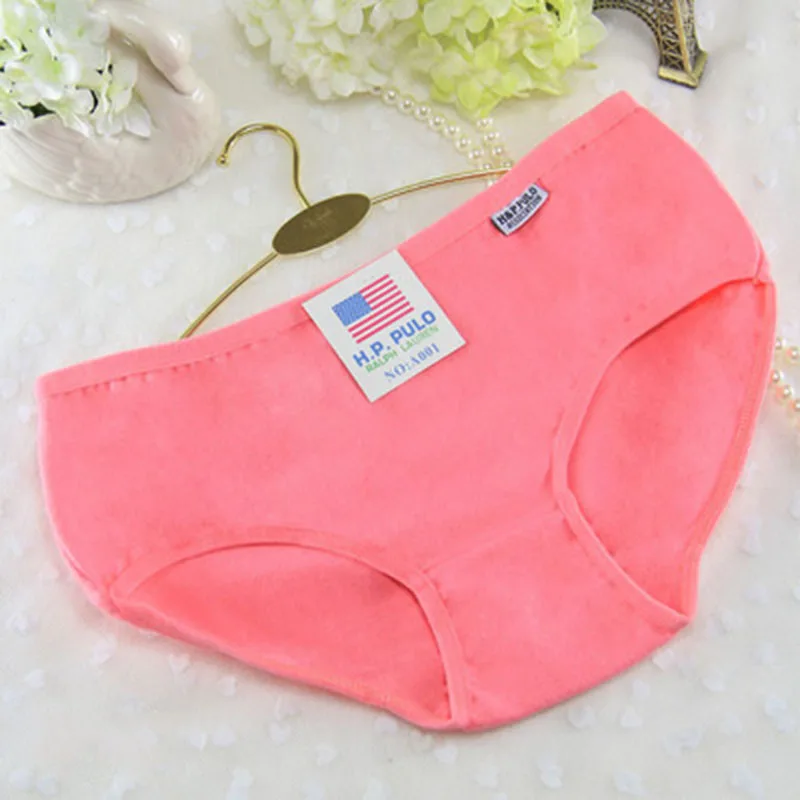 Watermelon Red Мягкое модное нижнее белье женские трусики трусы удобные женские трусы для девочек хлопковые яркие цвета - Цвет: Watermelon Red