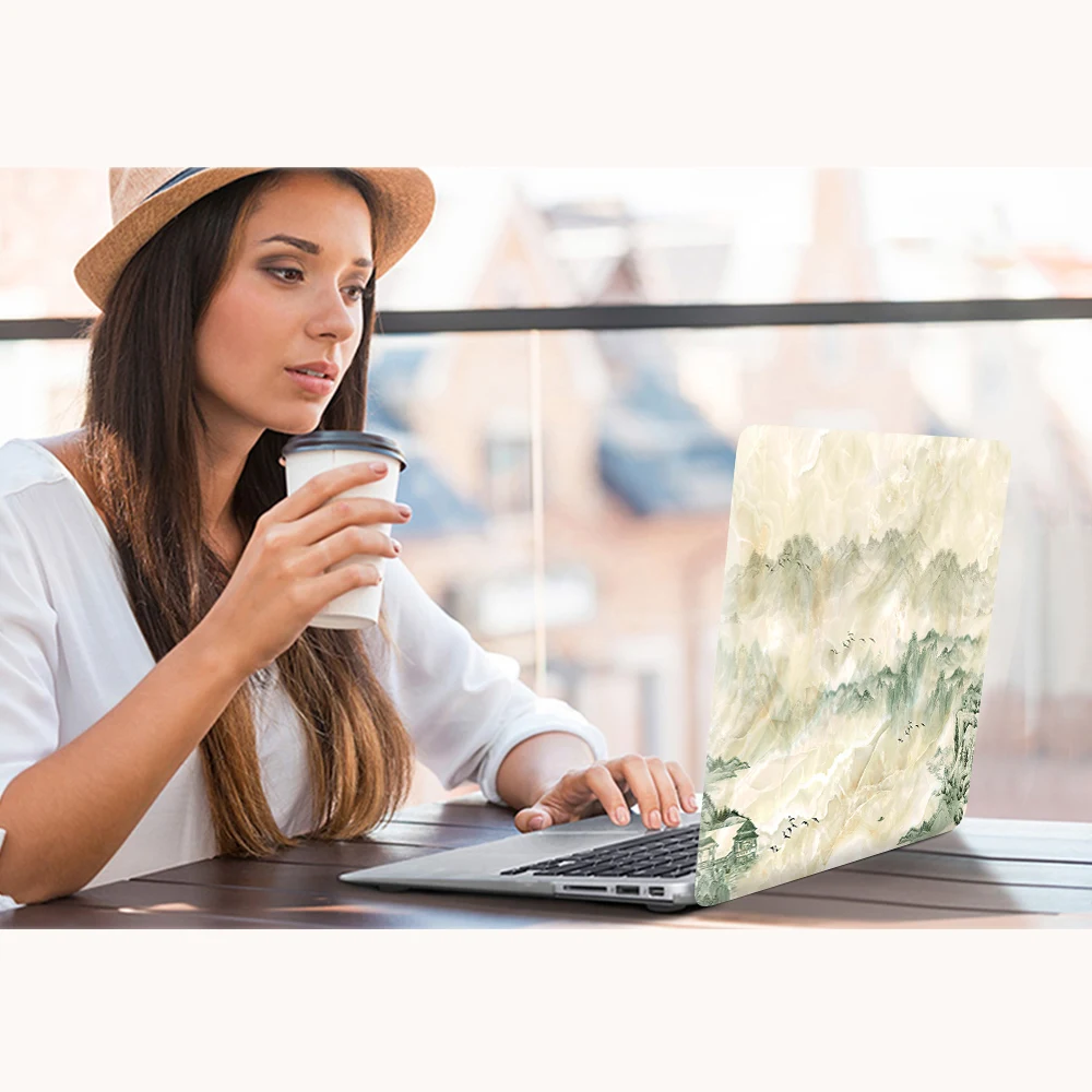 Marble Laptop Case For MacBook Air 13 inch A1466 Hard PVC Protection Funda Mac Book A1369 Cover | Компьютеры и офис