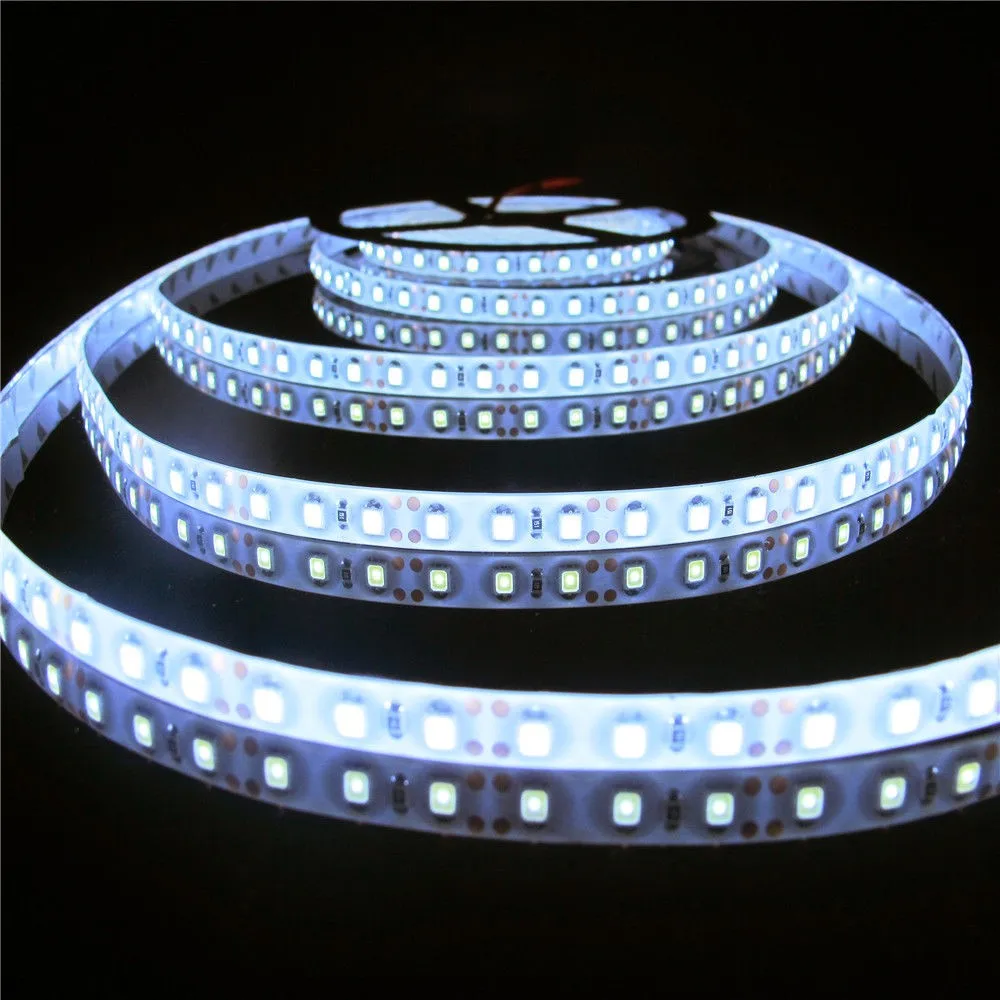 Суперъяркая гибкая светодиодная лента 5 м 2835 SMD 600 светодиодов/м 3528 светодиодов