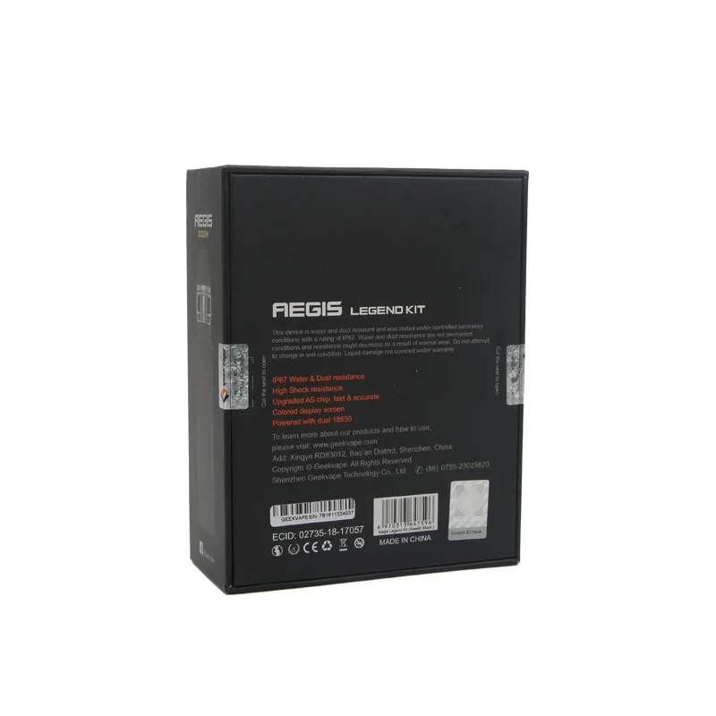 Оригинальная электронная сигарета Geekvape Aegis Legend набор 200 Вт и Бак 4 мл Aero Mesh sub ohm с