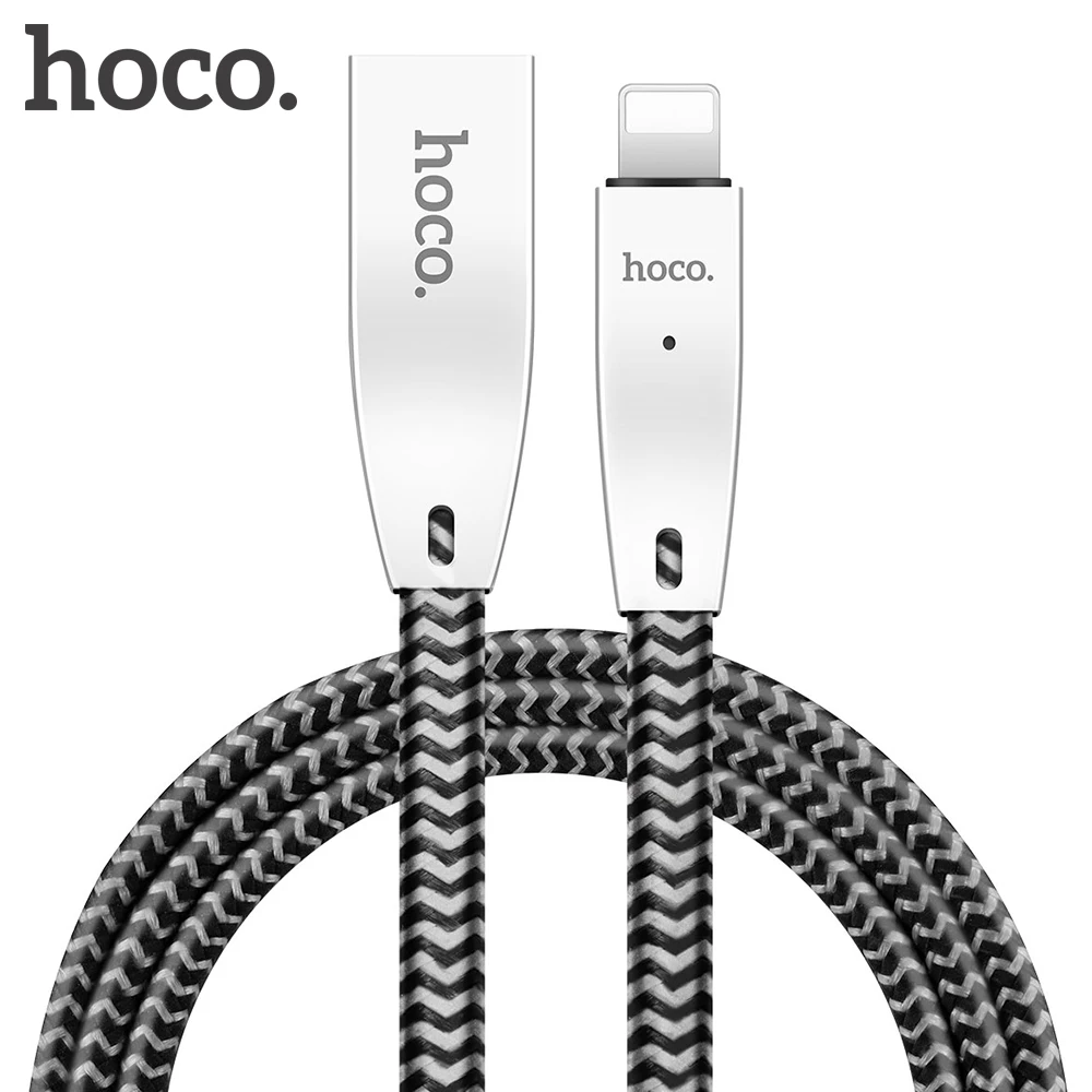 HOCO Смарт USB кабель для быстрой зарядки iPhone XS MAX 7 8 plus автоматическое отключение