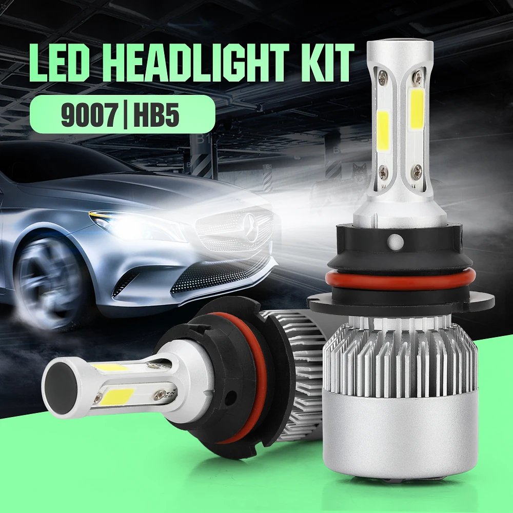 

2PCS S2 H7 LED 8000LM Car Headlight Bulbs H1 LED H4 H8 H9 H11 Headlamps Kit 9005 HB3 9006 HB4 Auto LED Lamps DC9-32V fog lights