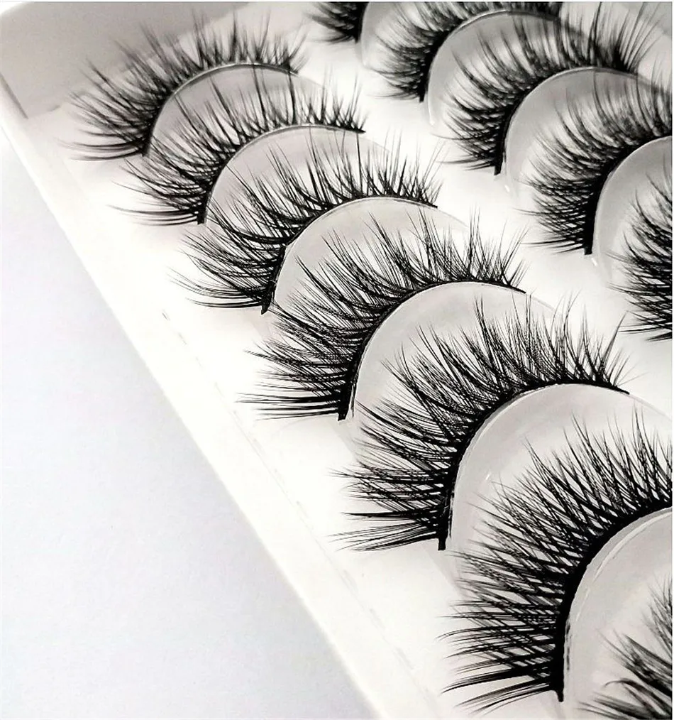 100 коробки накладные ресницы натуральный толстый длинный мнимый ресниц ручной