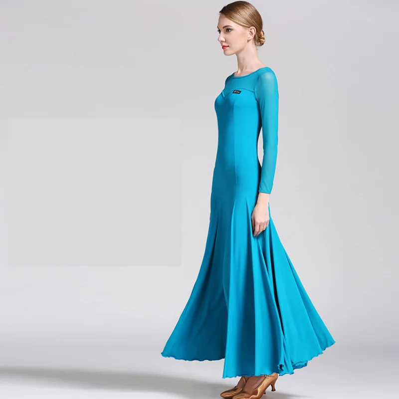 Женское платье для бальных танцев красное вальса с бахромой танцевальное