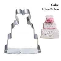 3 loves metal cookies melon cutter fondant biscuit cookie cutter tools bakeware set stainless steel cheap kitchen bakeware stamp