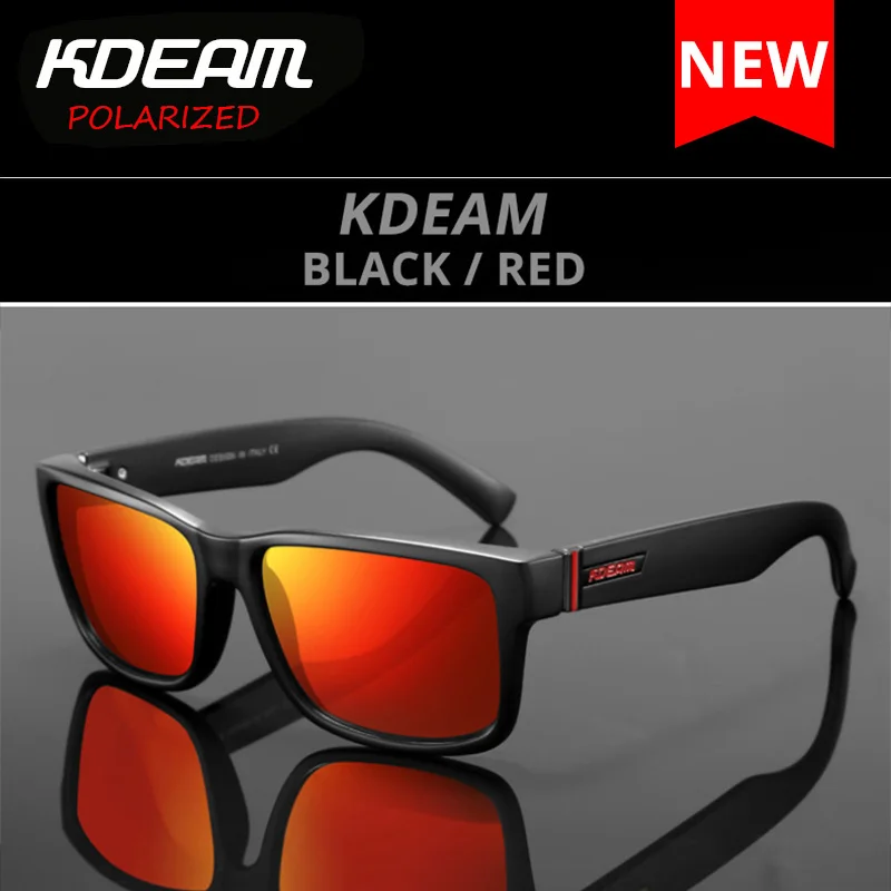 Мужские квадратные солнцезащитные очки с фотохромическими линзами