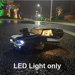 led light only 21047 Technic совместим с 10265 Набор строительных блоков машинки кирпичи игрушки подарки на день рождения - Цвет: led light only