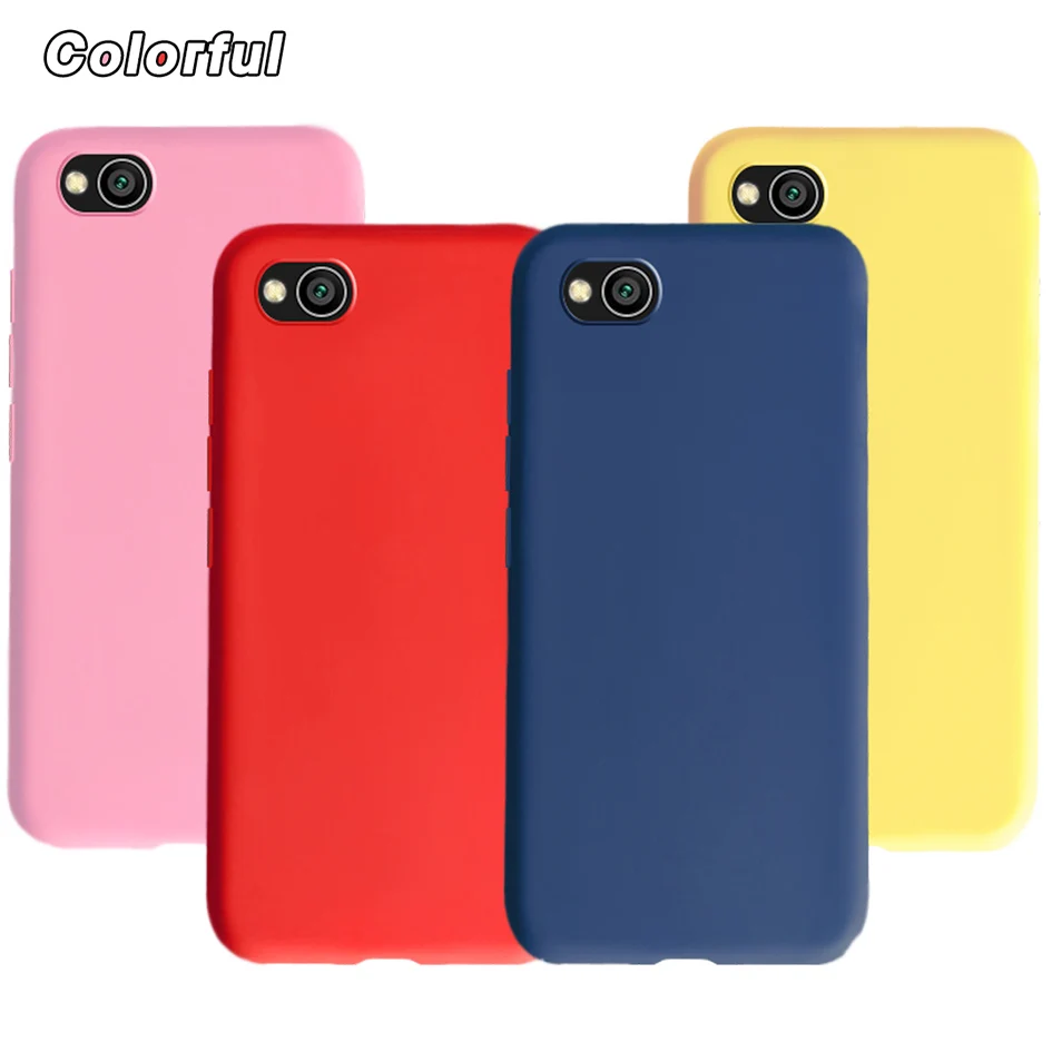For Xiaomi Redmi Go Case Matte Candy Solid Color GO RedmiGO Skin Silicon TPU Soft Phone Bag 5.0" | Мобильные телефоны и