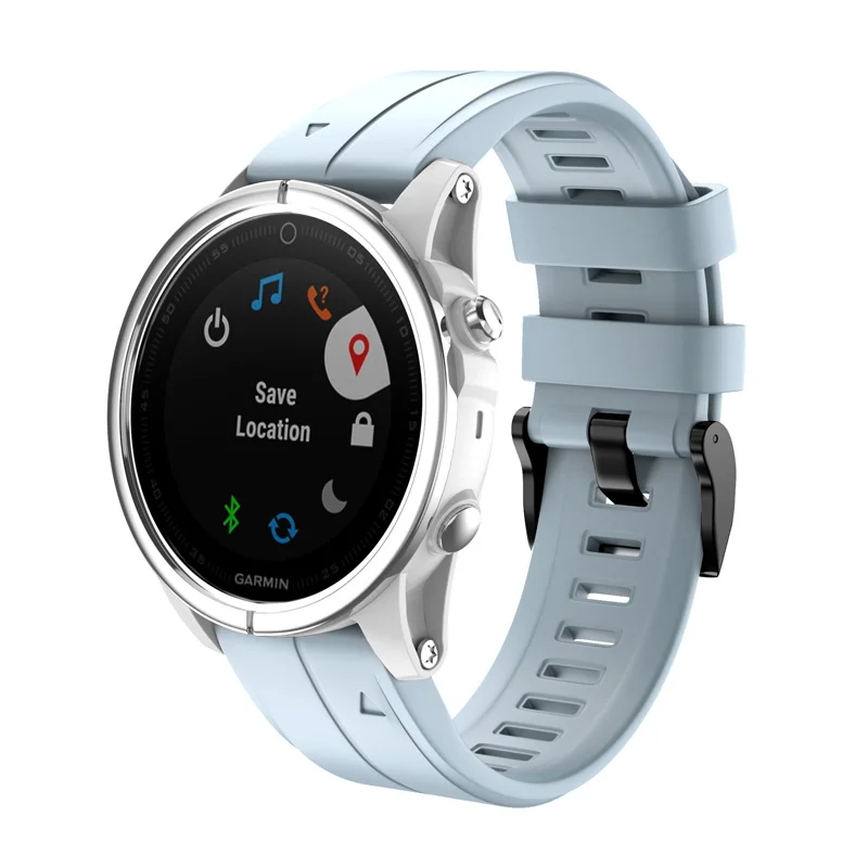 Новый 20 мм силиконовый ремешок Браслет на петле для Garmin Fenix 5S Plus DC128 | Электроника