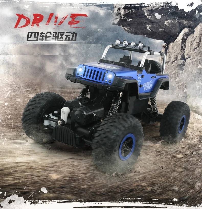 Ewellselling Новинка 1/18 2 4G 4 канала 4WD Rock Crawlers 4x4 модель автомобиля с дистанционным