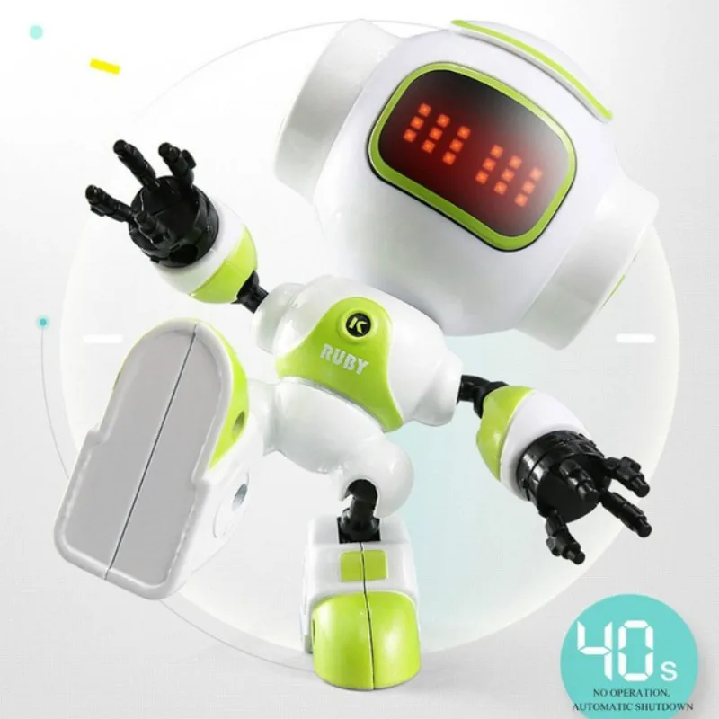 RC робот игрушка умный голос Сделай Сам модель жеста тела Сенсорное управление LED