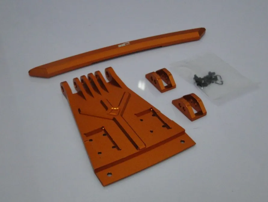

alloy front fender orange color fit baja 5T 7B003-4