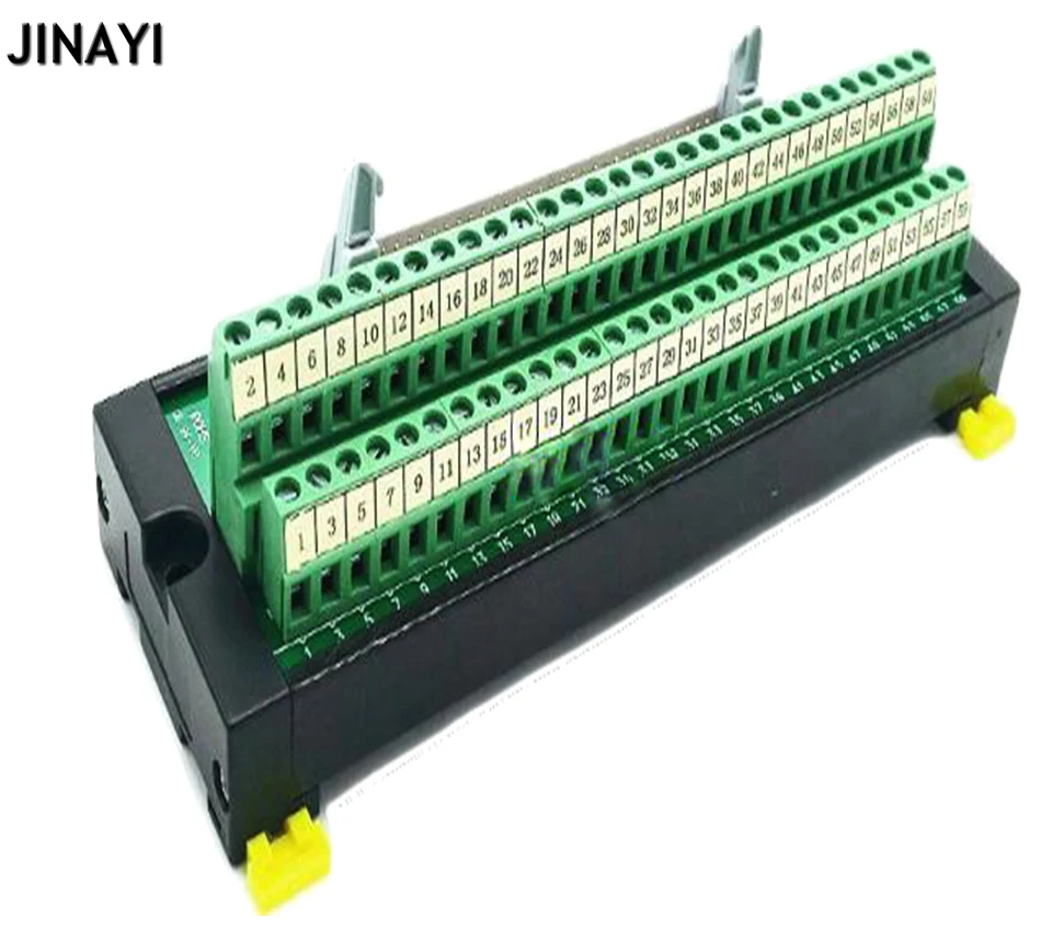 IDC 60 Pin IDC60 IDC60P папа PCB клеммный блок Breakout PLC релейные терминалы din-рейка монтажный